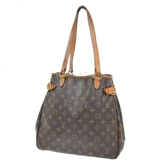 LOUIS VUITTON Batignolles Vertical Shoulder Bag Monogram Brown M51153 31EE949